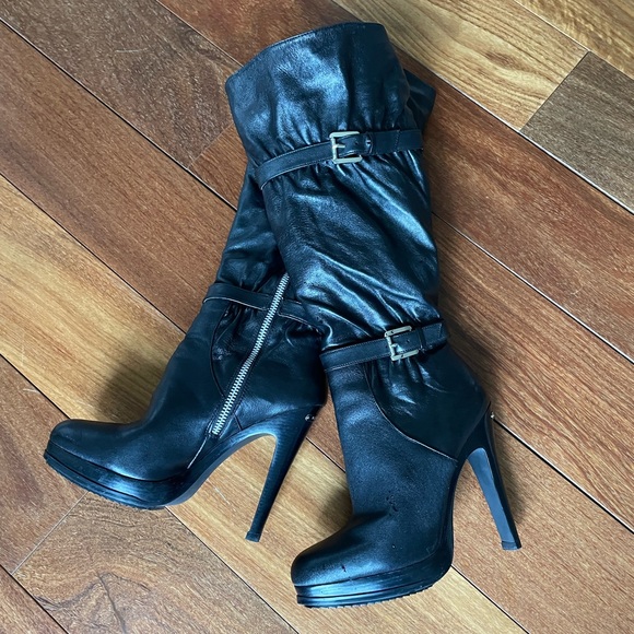Michael Kors -Veronica Black Boots - Picture 1 of 8